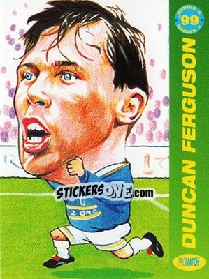 Sticker Duncan Ferguson - 1999 Series 4 n. 63 - Promatch
