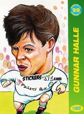 Sticker Gunnar Halle - 1999 Series 4 n. 71 - Promatch