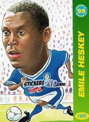 Sticker Emile Heskey - 1999 Series 4 n. 76 - Promatch