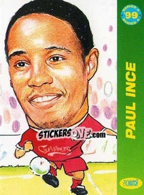 Sticker Paul Ince - 1999 Series 4 - Promatch