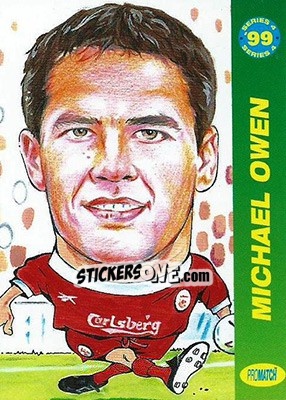 Sticker Michael Owen - 1999 Series 4 n. 90 - Promatch