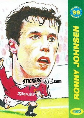 Sticker Ronny Johnsen - 1999 Series 4 - Promatch