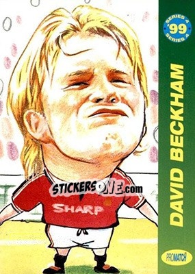 Sticker David Beckham - 1999 Series 4 - Promatch