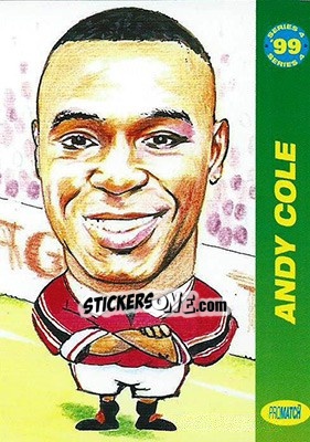 Sticker Andy Cole - 1999 Series 4 - Promatch