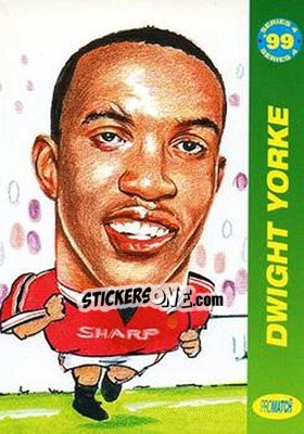 Sticker Dwight Yorke - 1999 Series 4 n. 100 - Promatch