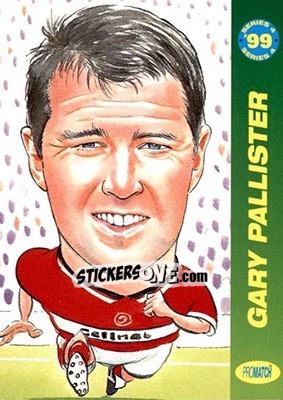 Sticker Gary Pallister - 1999 Series 4 - Promatch