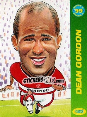 Sticker Dean Gordon - 1999 Series 4 - Promatch