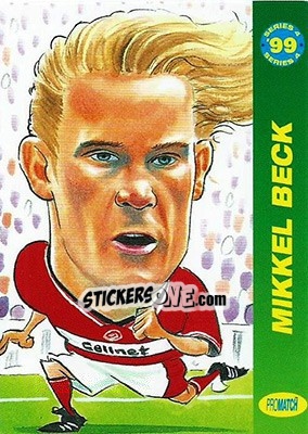 Sticker Mikkel Beck - 1999 Series 4 - Promatch