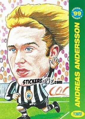 Sticker Andreas Andersson - 1999 Series 4 n. 116 - Promatch