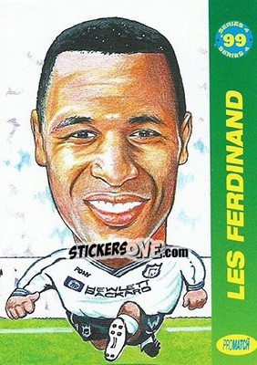 Cromo Les Ferdinand - 1999 Series 4 - Promatch