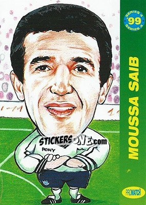 Sticker Moussa Saib - 1999 Series 4 - Promatch