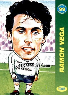 Sticker Ramon Vega - 1999 Series 4 n. 144 - Promatch