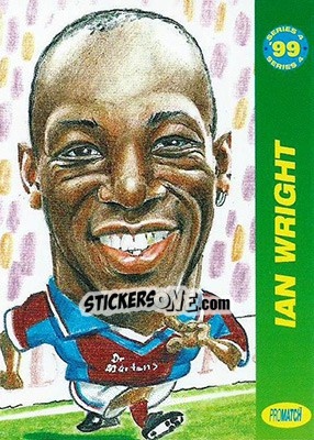 Sticker Ian Wright - 1999 Series 4 n. 153 - Promatch