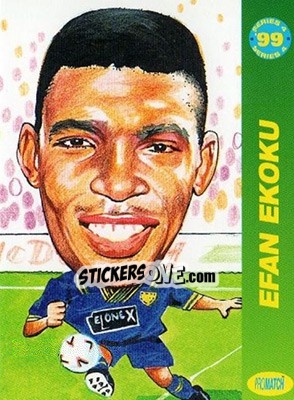 Sticker Efan Ekoku - 1999 Series 4 n. 155 - Promatch