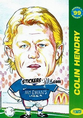 Sticker Colin Hendry - 1999 Series 4 - Promatch