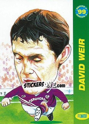 Sticker David Weir - 1999 Series 4 n. SC8 - Promatch