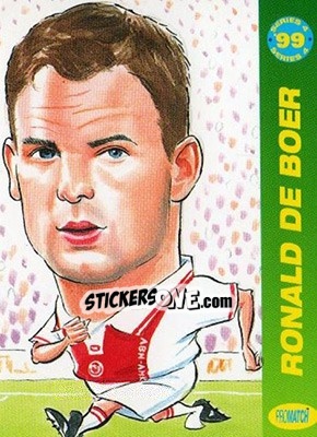 Sticker Ronald de Boer - 1999 Series 4 n. SS7 - Promatch