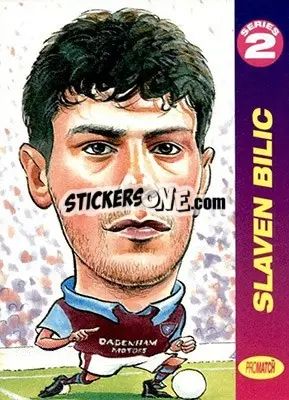 Sticker Slaven Bilic - 1997 Series 2 - Promatch