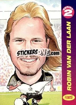 Sticker Robin van der Laan - 1997 Series 2 - Promatch
