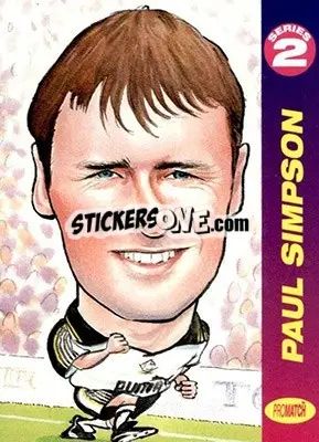 Sticker Paul Simpson - 1997 Series 2 - Promatch
