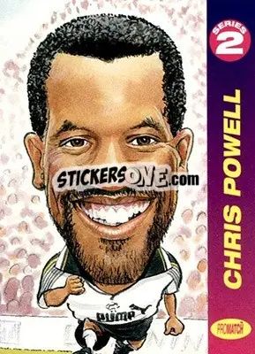 Sticker Chris Powell - 1997 Series 2 - Promatch