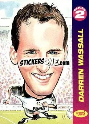 Sticker Darren Wassall - 1997 Series 2 n. 222 - Promatch