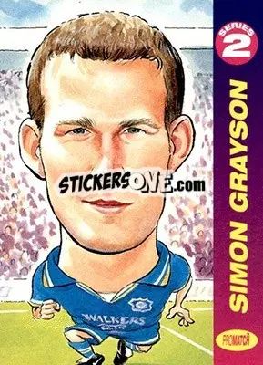 Sticker Simon Grayson - 1997 Series 2 - Promatch