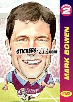 Sticker Mark Bowen - 1997 Series 2 - Promatch