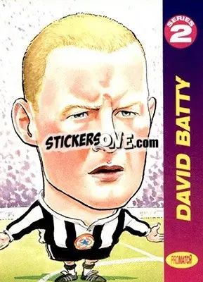 Sticker David Batty - 1997 Series 2 - Promatch