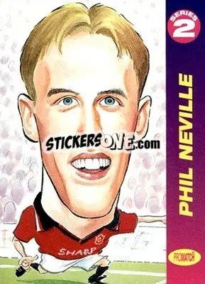 Sticker Phil Neville - 1997 Series 2 - Promatch