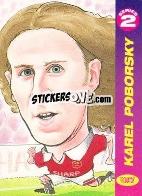 Sticker Karel Poborsky - 1997 Series 2 n. 243 - Promatch