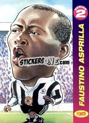 Sticker Faustino Asprilla - 1997 Series 2 n. 252 - Promatch