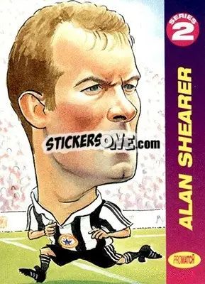 Sticker Alan Shearer - 1997 Series 2 - Promatch