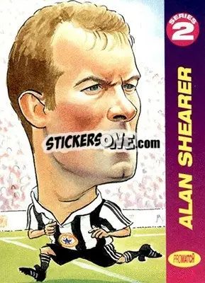 Sticker Alan Shearer - 1997 Series 2 n. 253 - Promatch