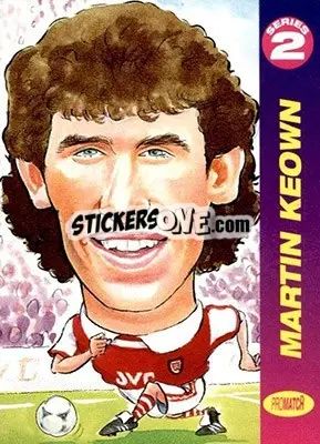 Sticker Martin Keown - 1997 Series 2 - Promatch