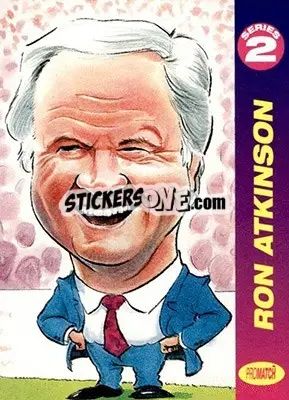 Sticker Ron Atkinson - 1997 Series 2 - Promatch