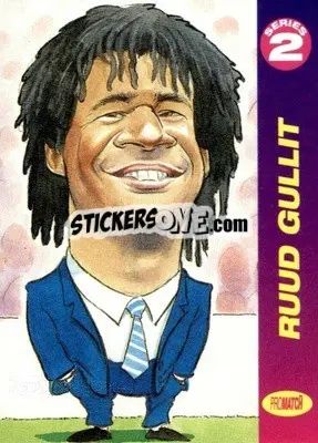 Sticker Ruud Gullit - 1997 Series 2 n. 306 - Promatch