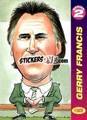 Sticker Gerry Francis - 1997 Series 2 - Promatch