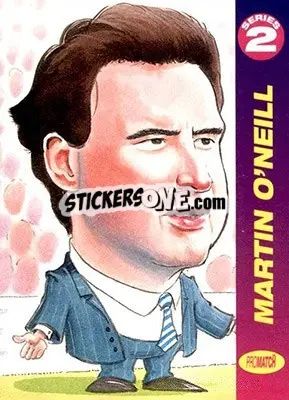 Sticker Martin O'Neill - 1997 Series 2 - Promatch