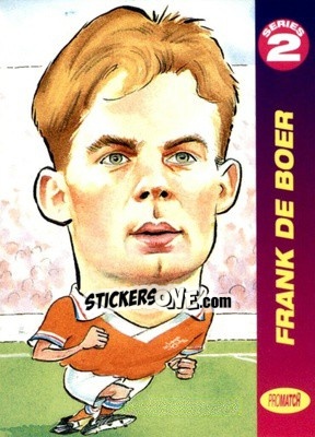 Sticker Frank De Boer - 1997 Series 2 - Promatch
