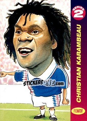 Sticker Christian Karembeu - 1997 Series 2 n. EUR31 - Promatch