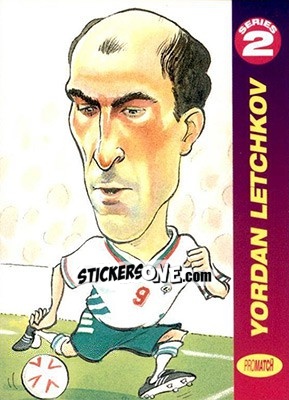 Sticker Yordan Letchkov - 1997 Series 2 - Promatch