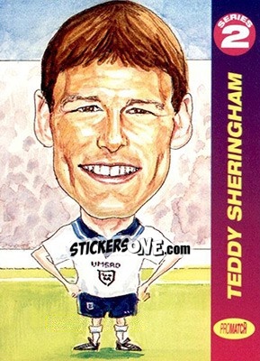 Sticker Teddy Sheringham - 1997 Series 2 n. EUR36 - Promatch