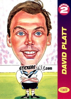 Sticker David Platt - 1997 Series 2 - Promatch