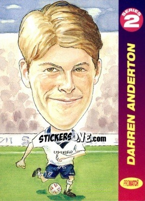 Sticker Darren Anderton - 1997 Series 2 n. EUR41 - Promatch