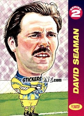 Sticker David Seaman - 1997 Series 2 n. EUR45 - Promatch
