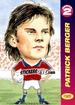 Sticker Patrik Berger - 1997 Series 2 n. EUR48 - Promatch