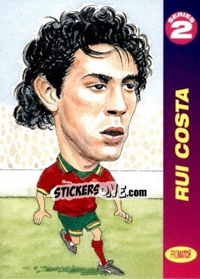 Figurina Rui Costa - 1997 Series 2 n. EUR49 - Promatch