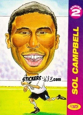 Cromo Sol Campbell - 1997 Series 2 n. EUR54 - Promatch