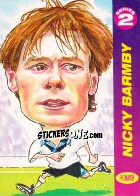 Sticker Nicky Barmby - 1997 Series 2 n. EUR57 - Promatch